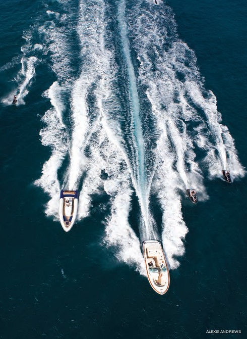 Ship's Tenders On Yacht UTOPIA