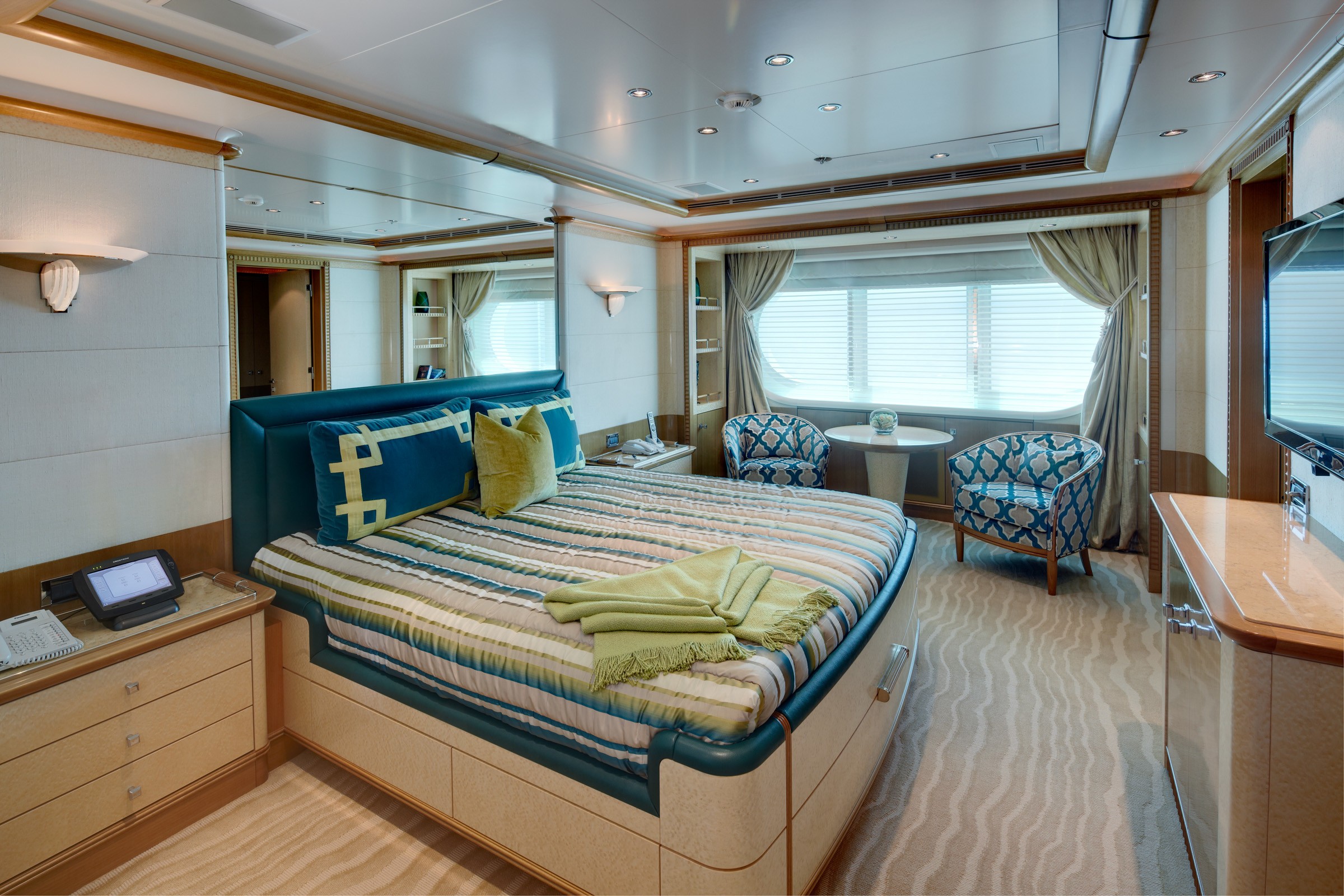 Guest's Cabin One Aboard Yacht PEGASUS VIII