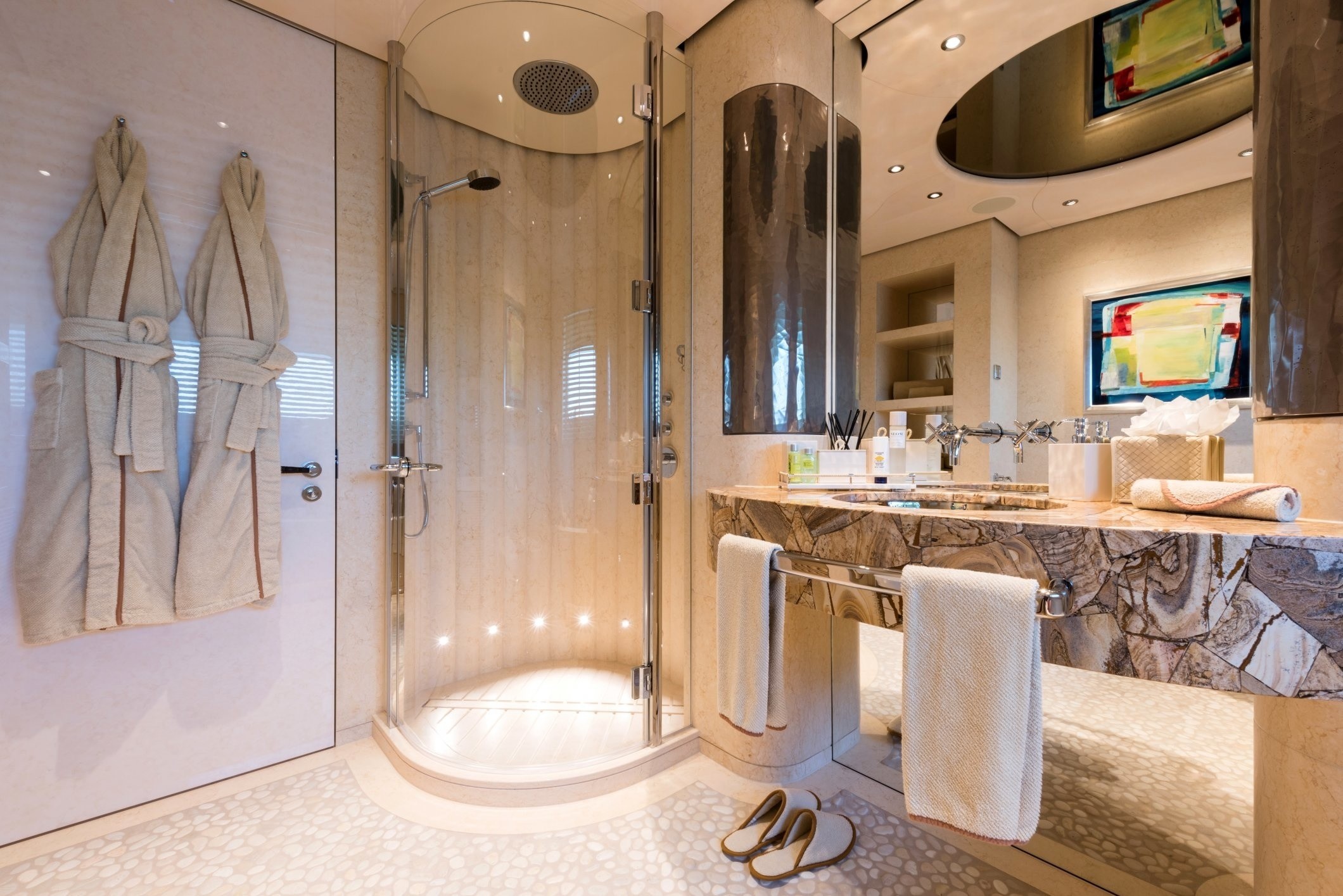 luxury marble bathroom