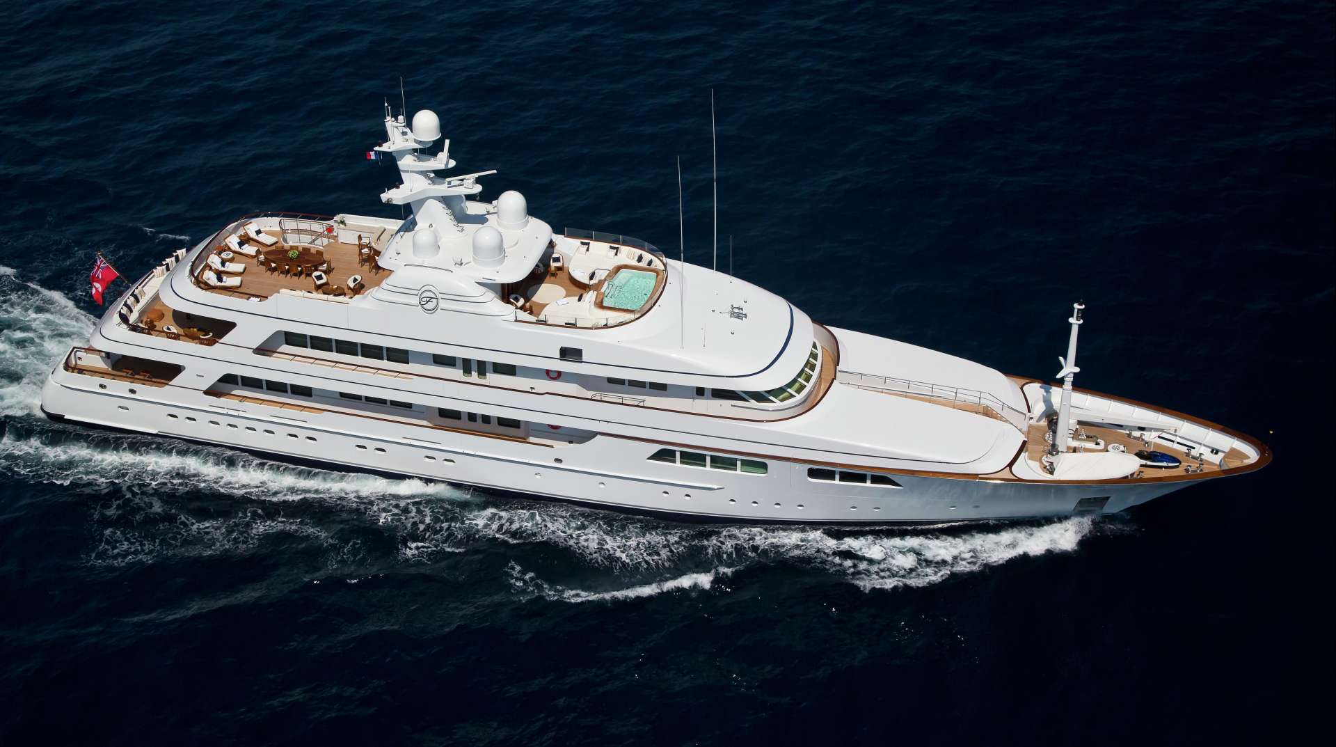 Superyacht From Above
