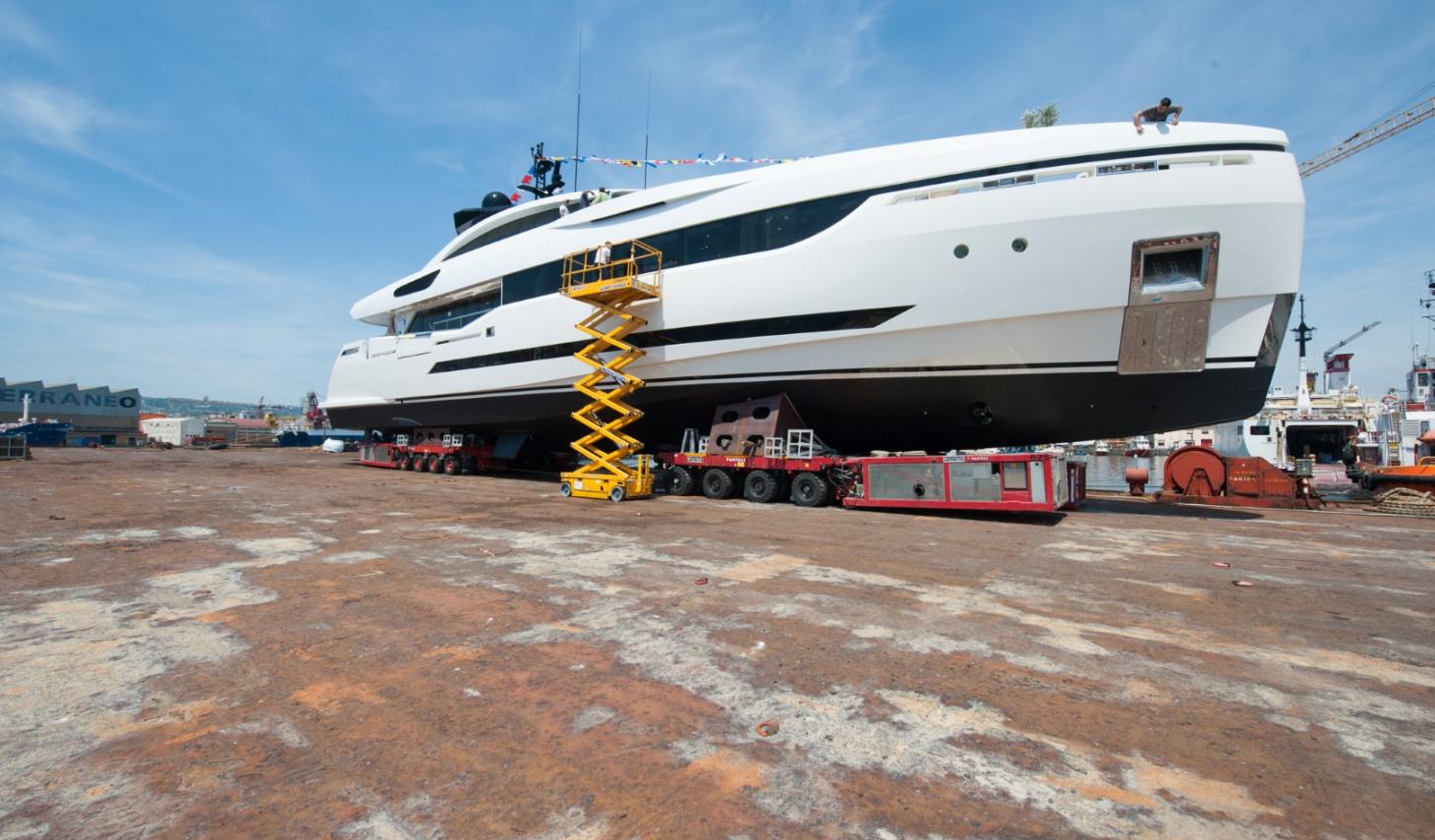 40m Culumbus Superyacht By Palumbo At Launch