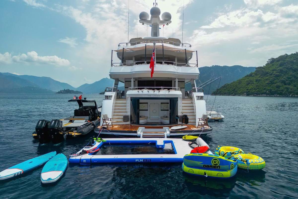 Yacht With Toys