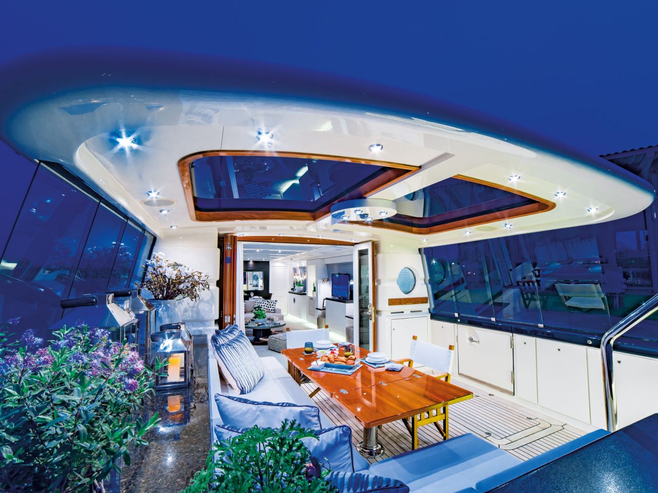 Aft Deck By Night