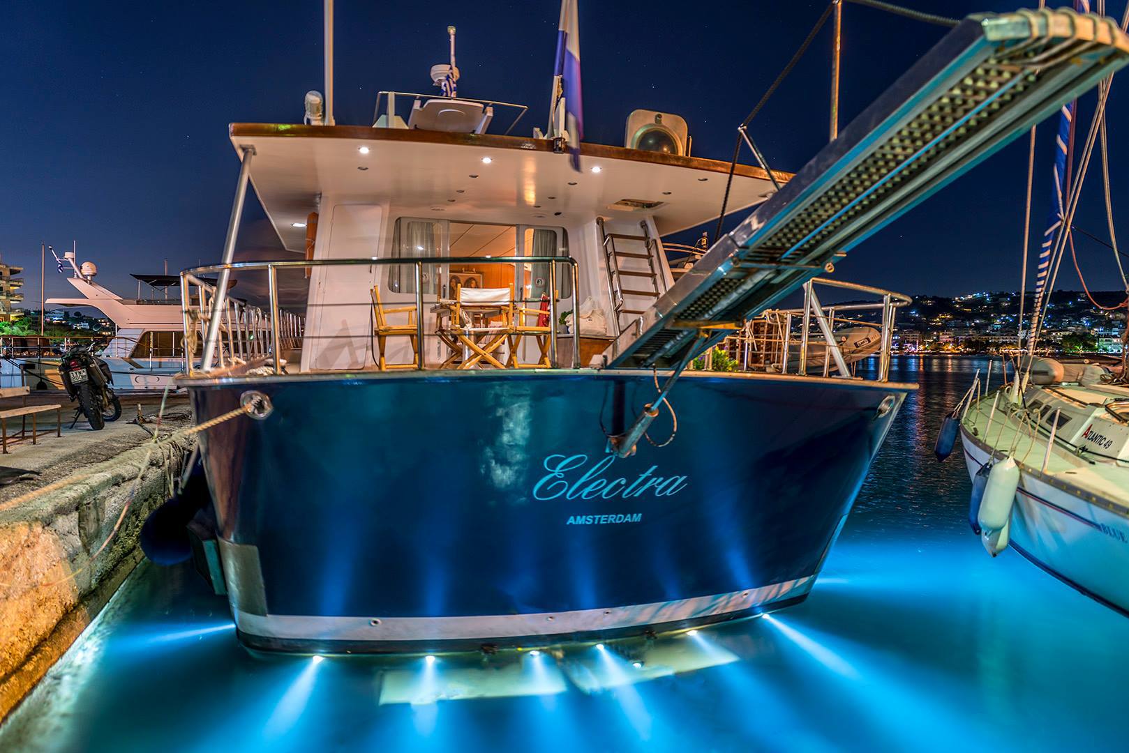 Aft View By Night