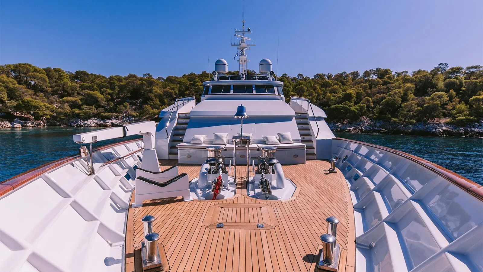 Bow Of The Yacht