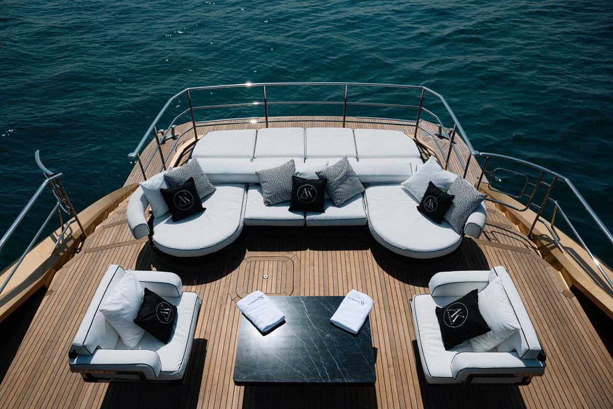 Main Deck Aft Seating - View From The Sun Deck