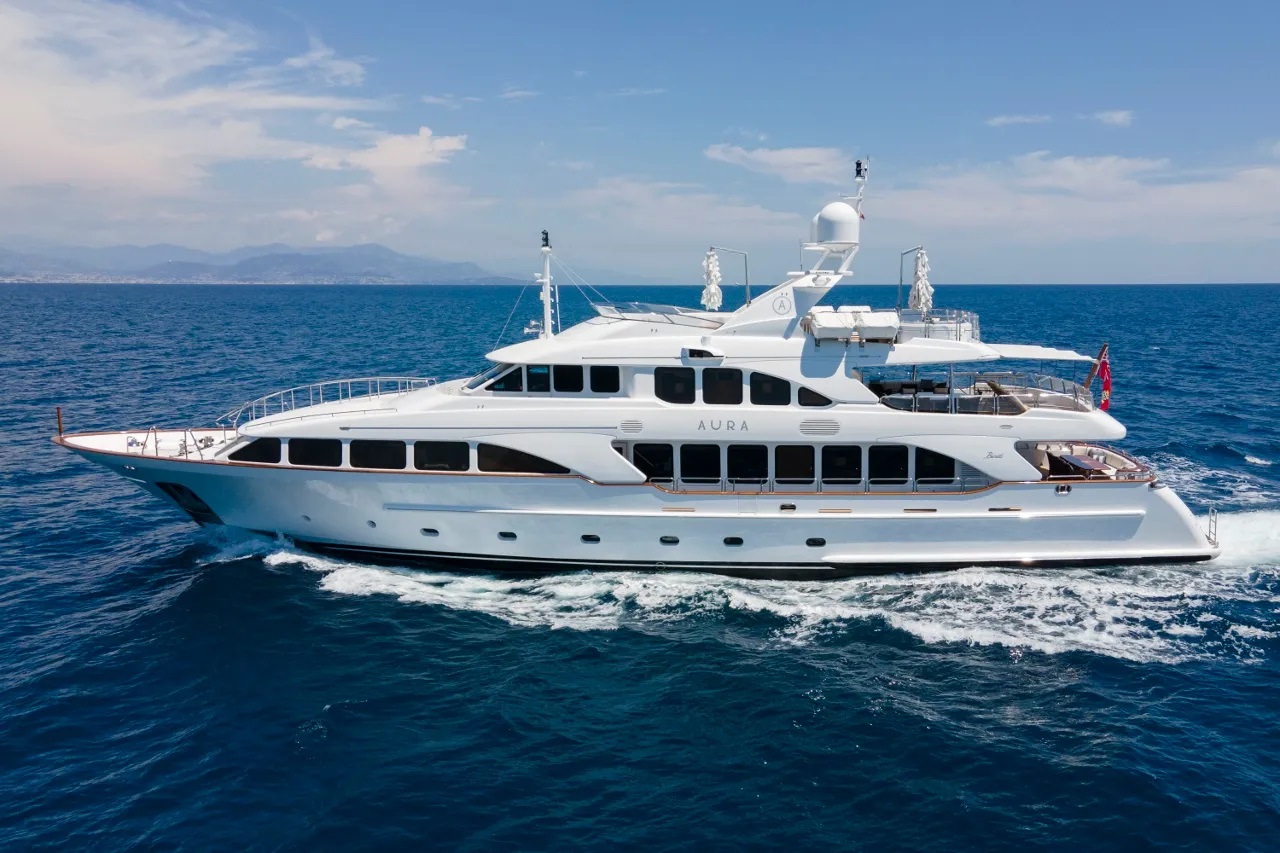 Luxury yacht AURA