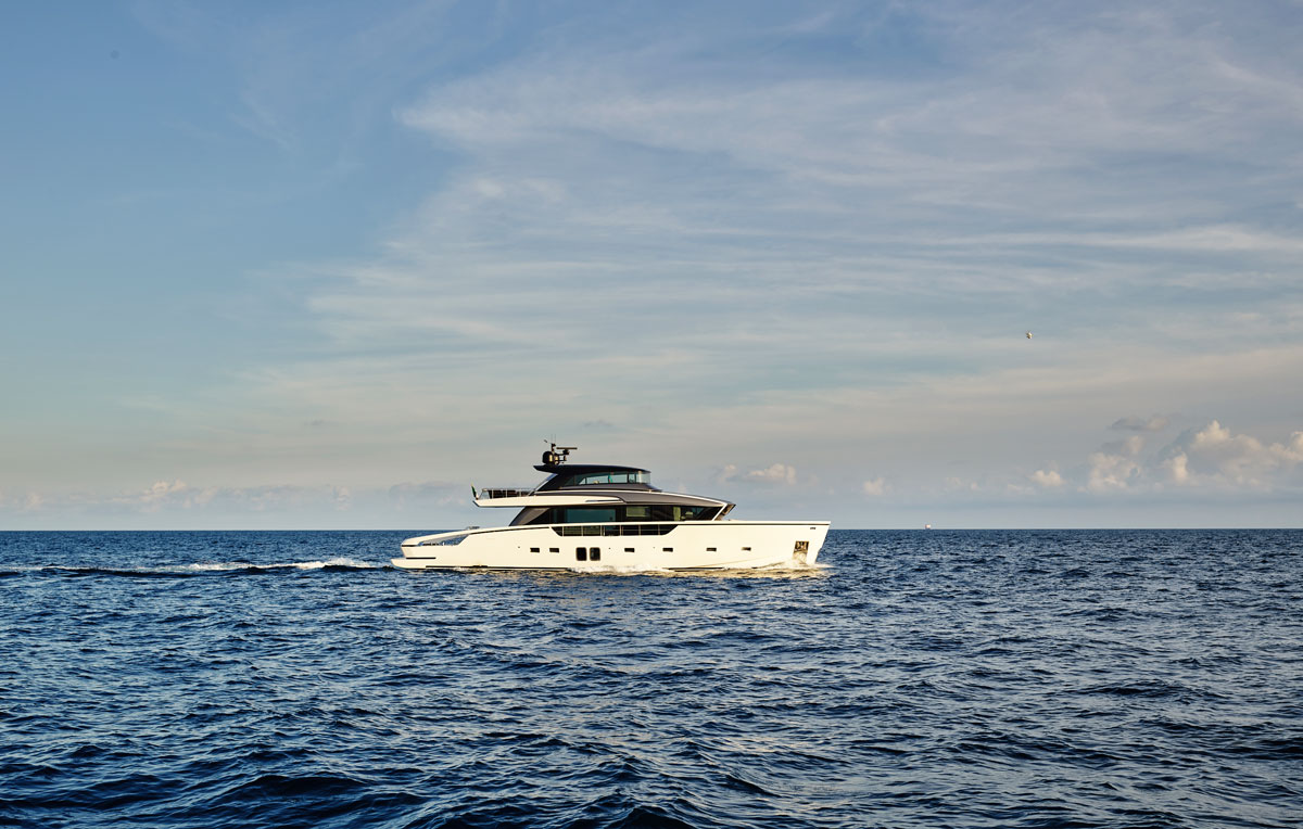 Luxury yacht LUAR