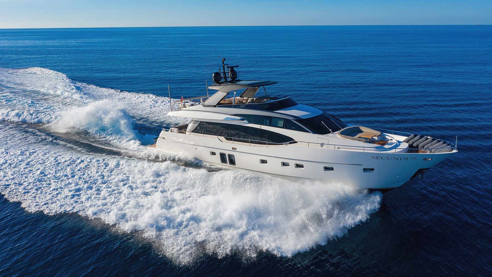 Luxury yacht SECUNDUS