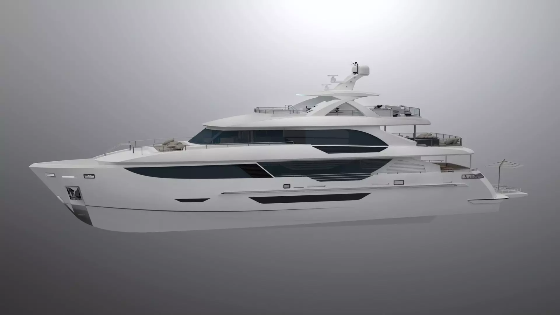 Motor yacht ROMEO FOXTROT (rendering