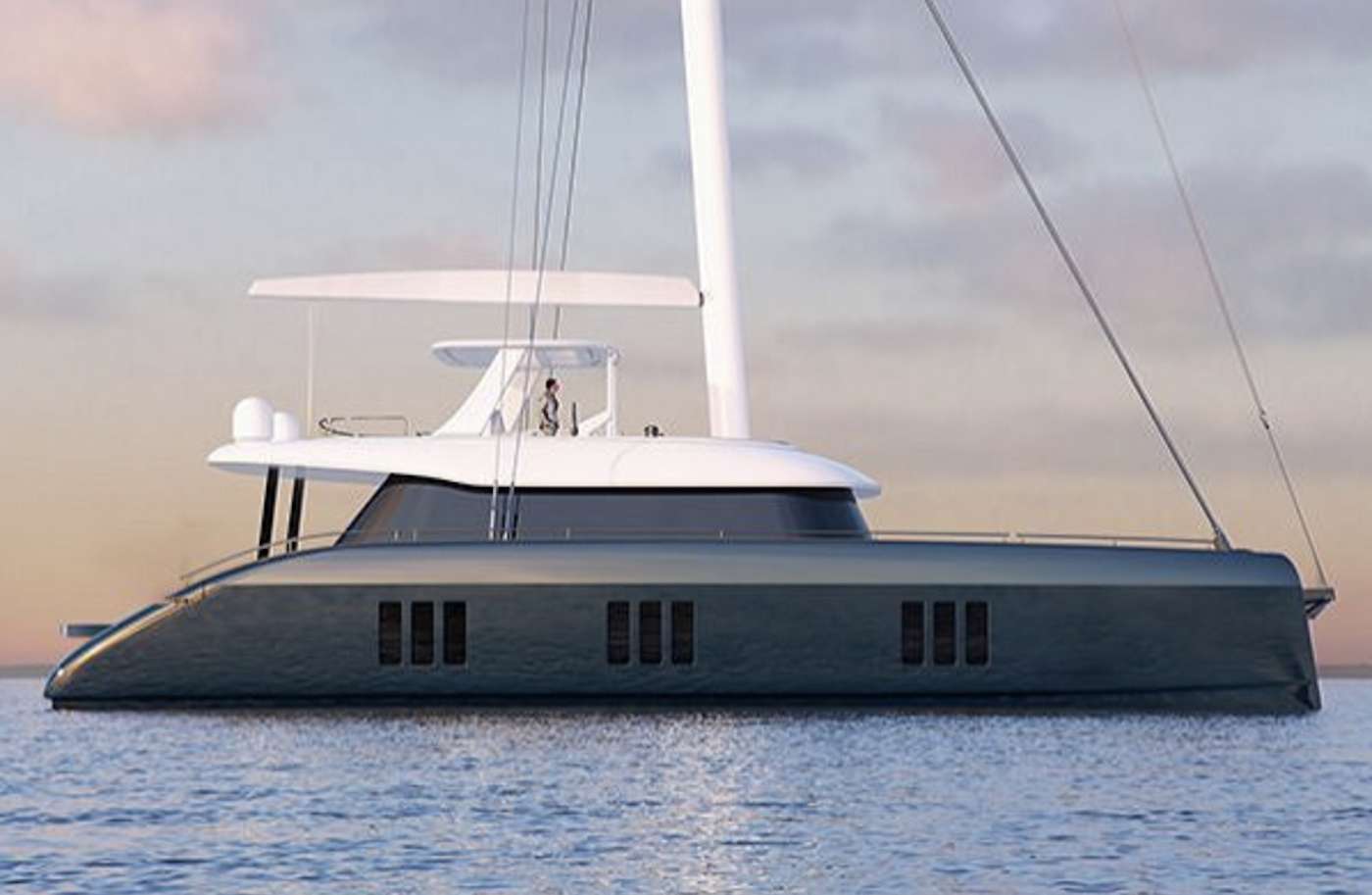 Super yacht AGATA BLU (rendered image)