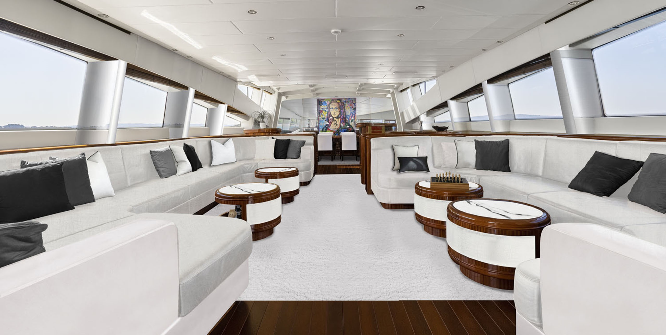 Super Yacht ABILITY Main Salon