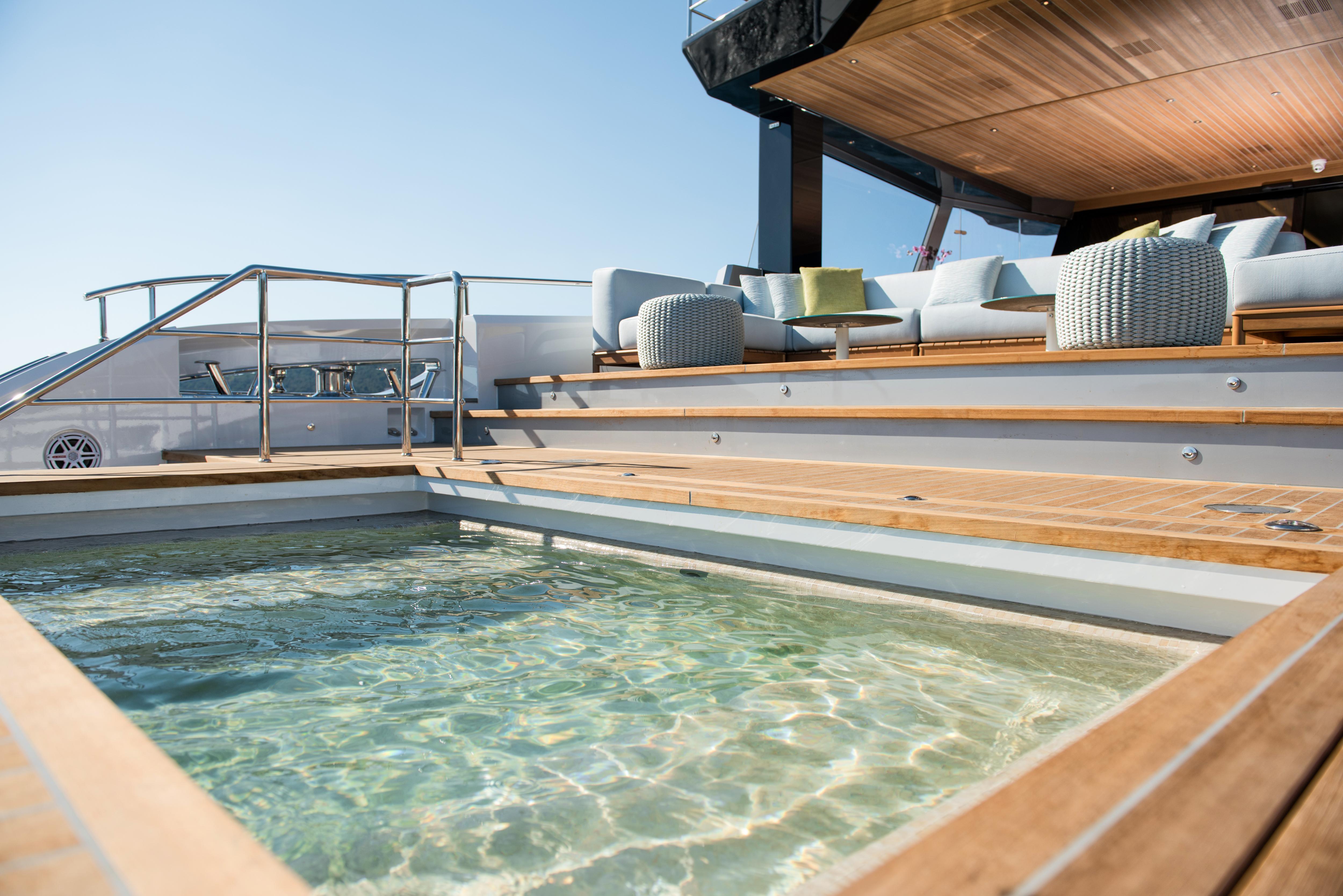 Large deck pool