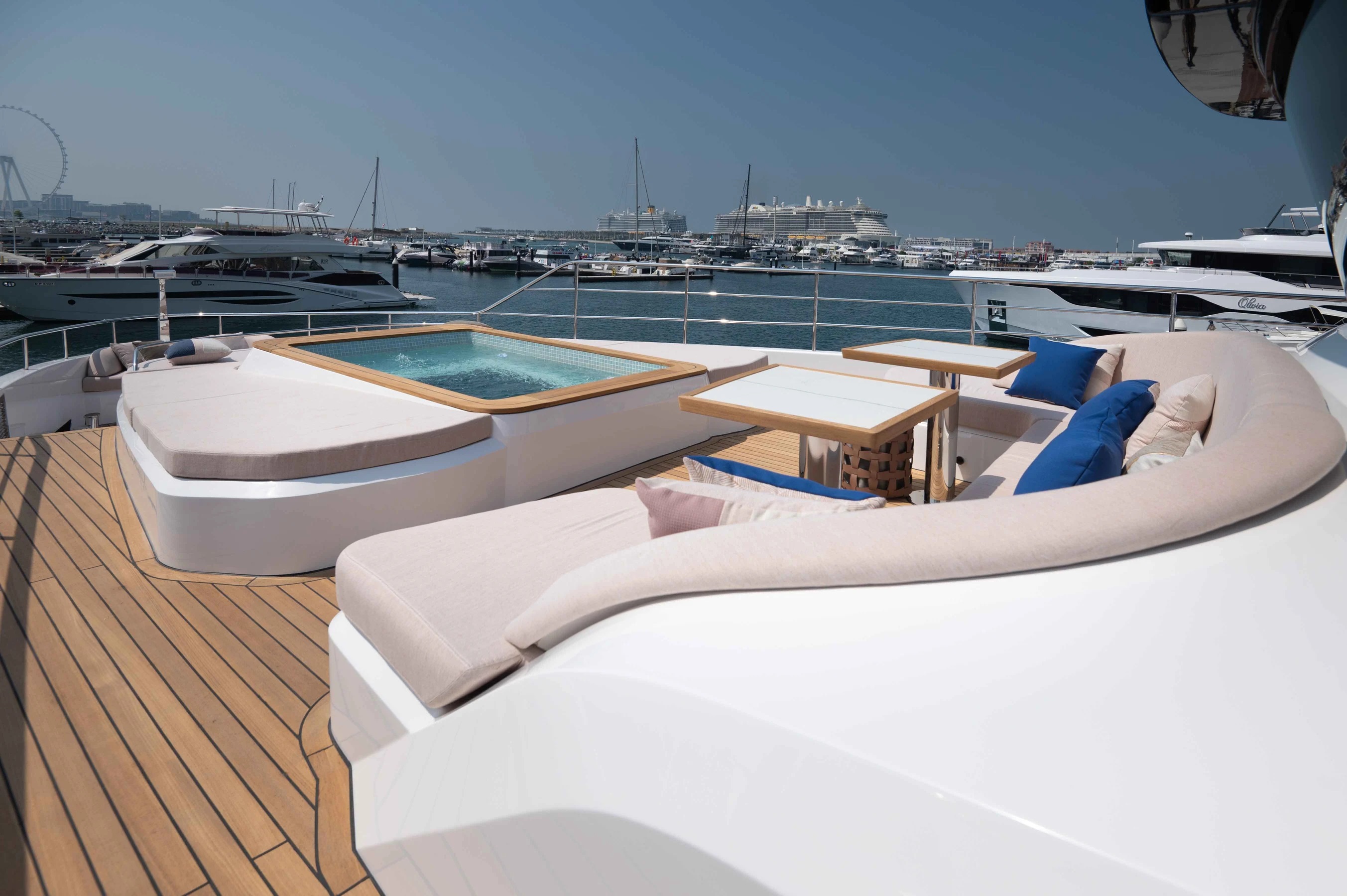 Foredeck Seating Area And Pool