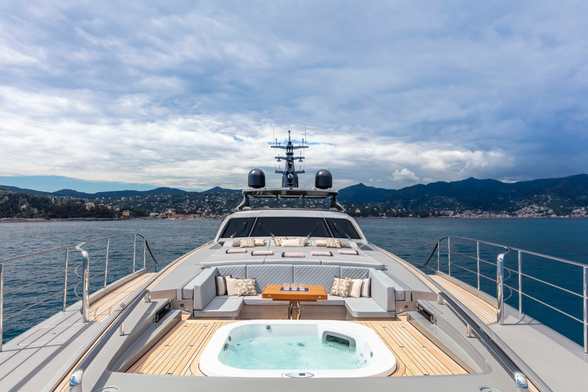 View From The Bow To Jacuzzi