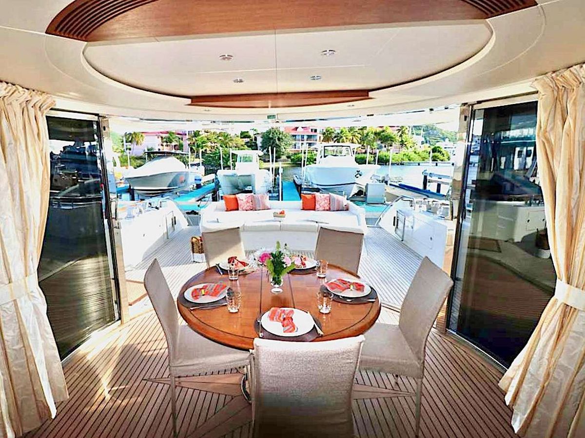 Aft Deck View From Circular Dining Room