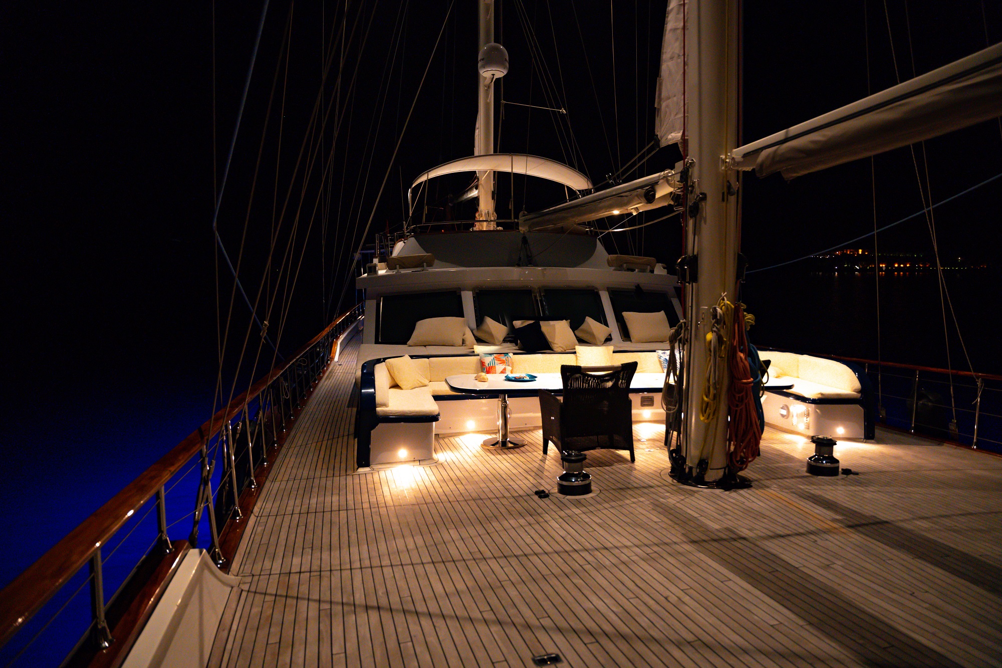 Foredeck At Night