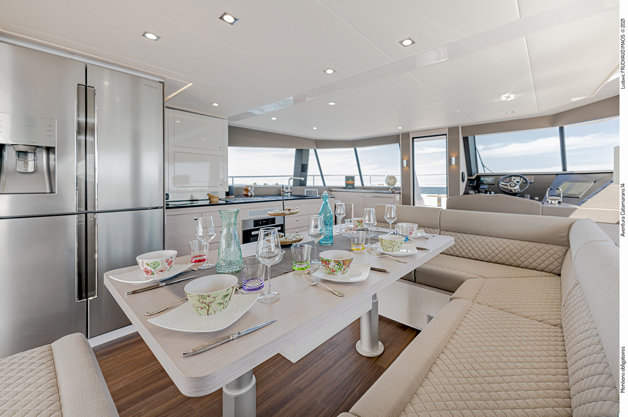 Open Plan Galley And Dining