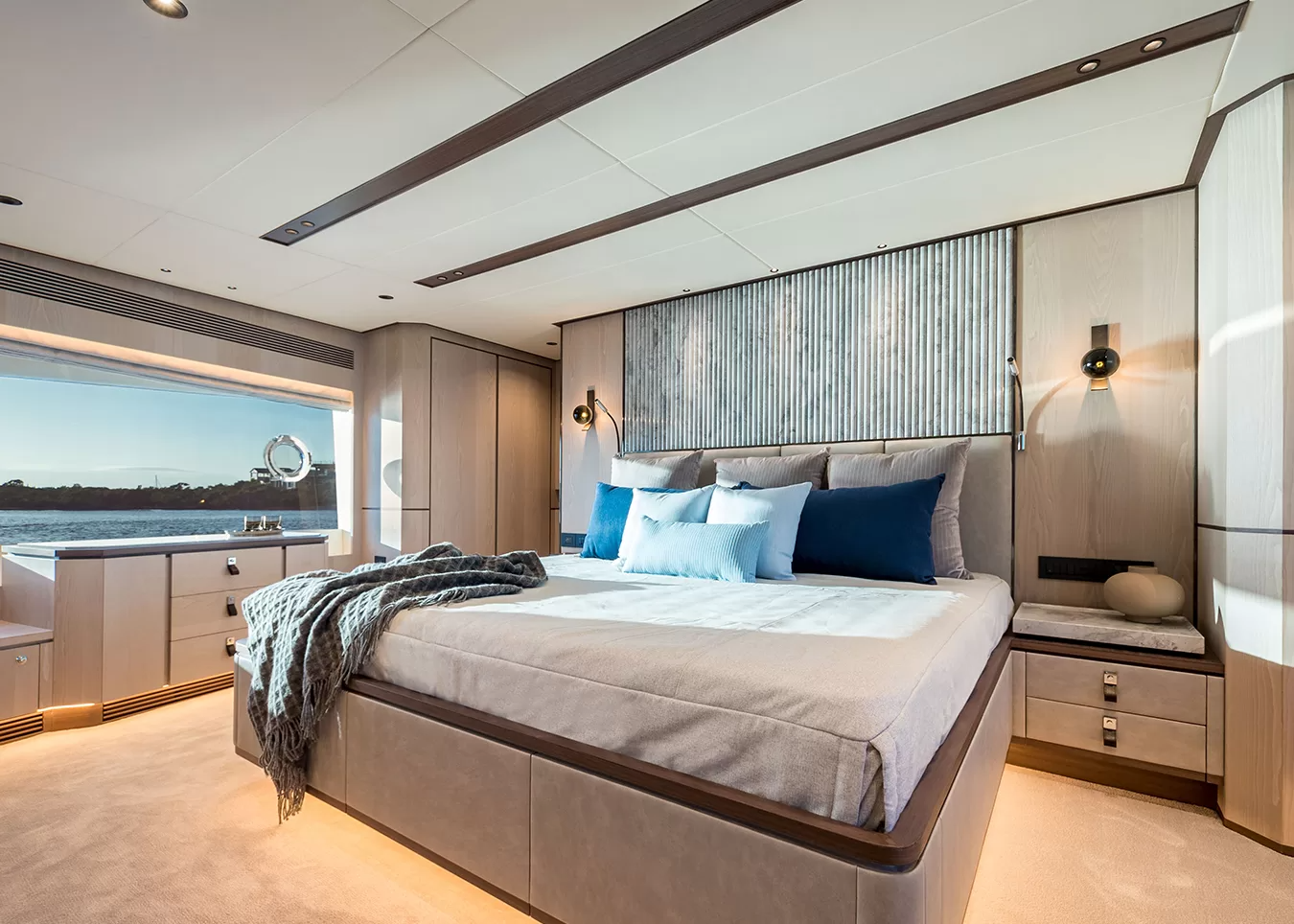Main Deck Master King Sized Bed