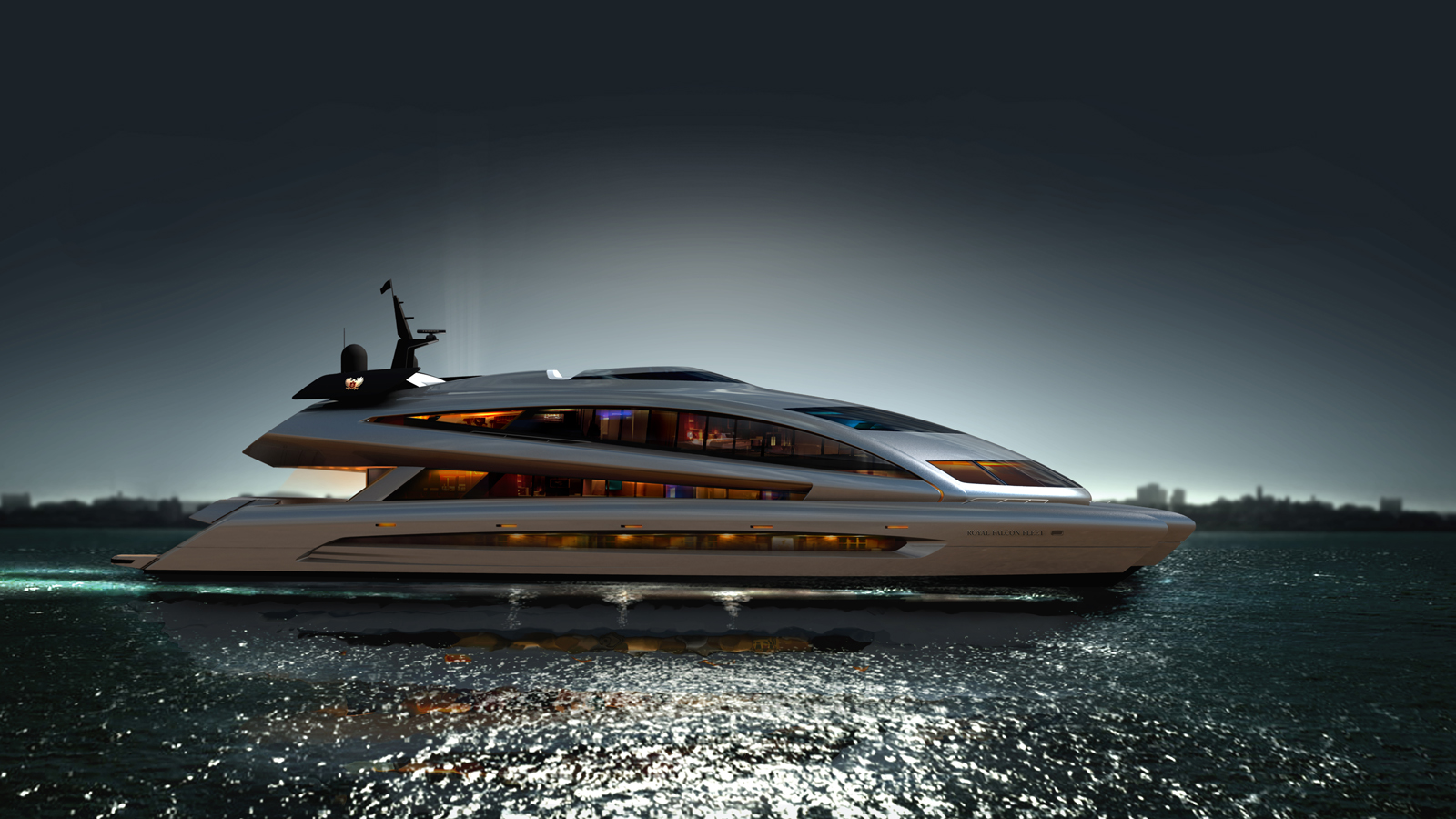 Yacht Royal Falcon One Kockums Charterworld Luxury Superyacht Charters