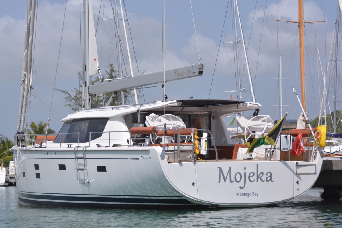 Moody sailing yacht MOJEKA - Docked