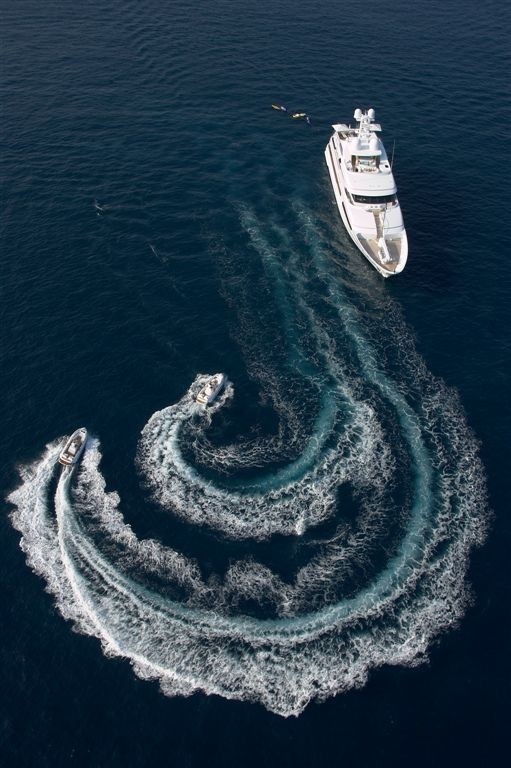 54m Feadship Aerial View With Water Toys