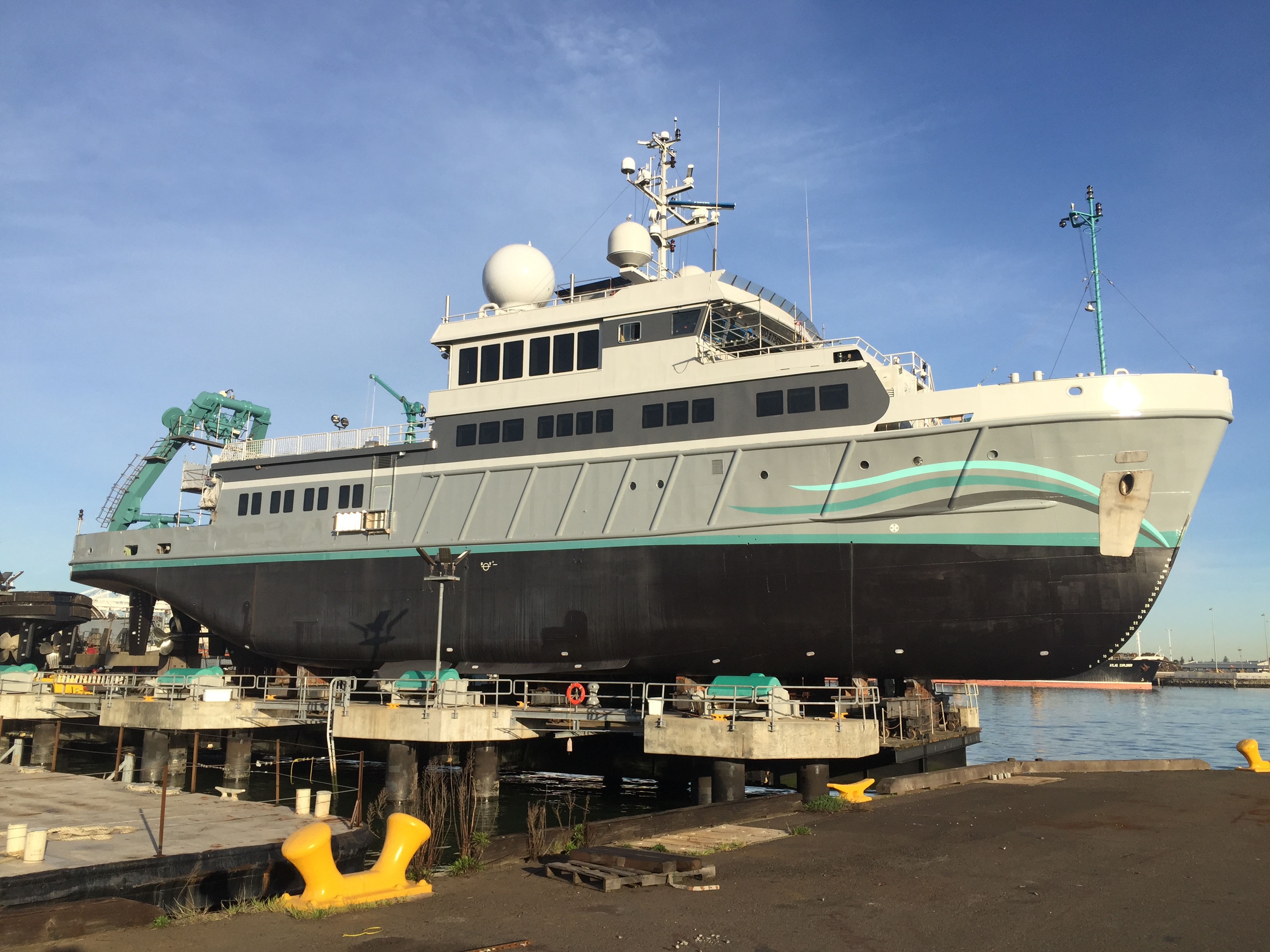56m Expedition Yacht At The Time Of Her Relaunch After Refit At Diverse Projects