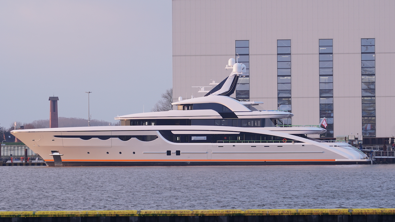 68m Superyacht Spotted In Germany