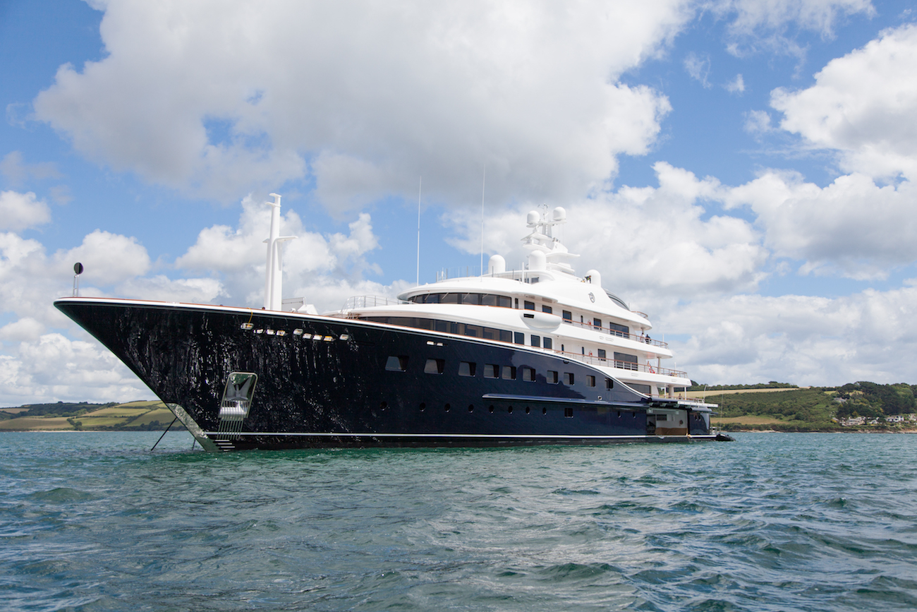 86m Custom Mega Yacht By Derecktor - Interior And Exterior Changes At Pendennis 2016