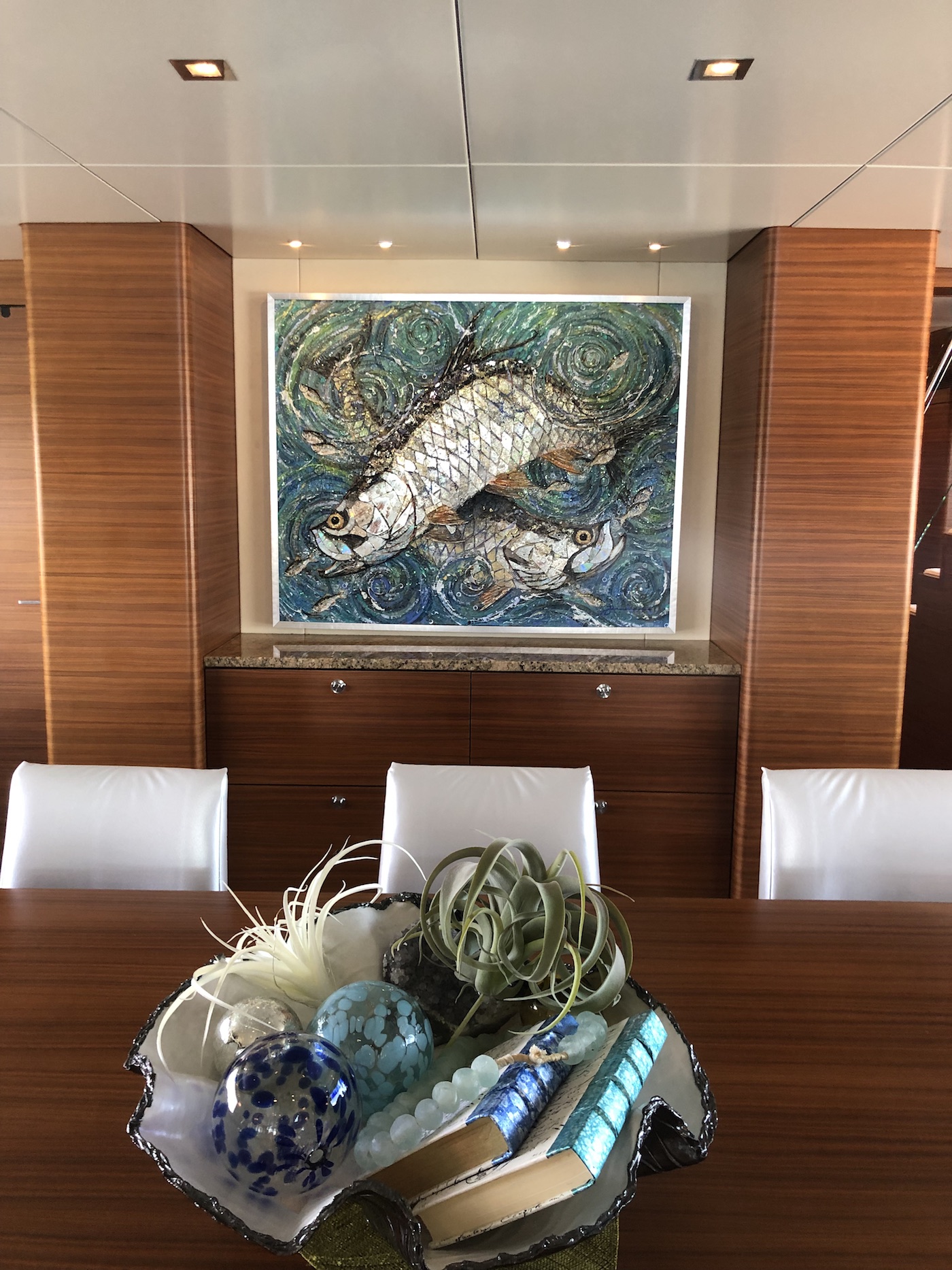 Artwork In The Dining Area