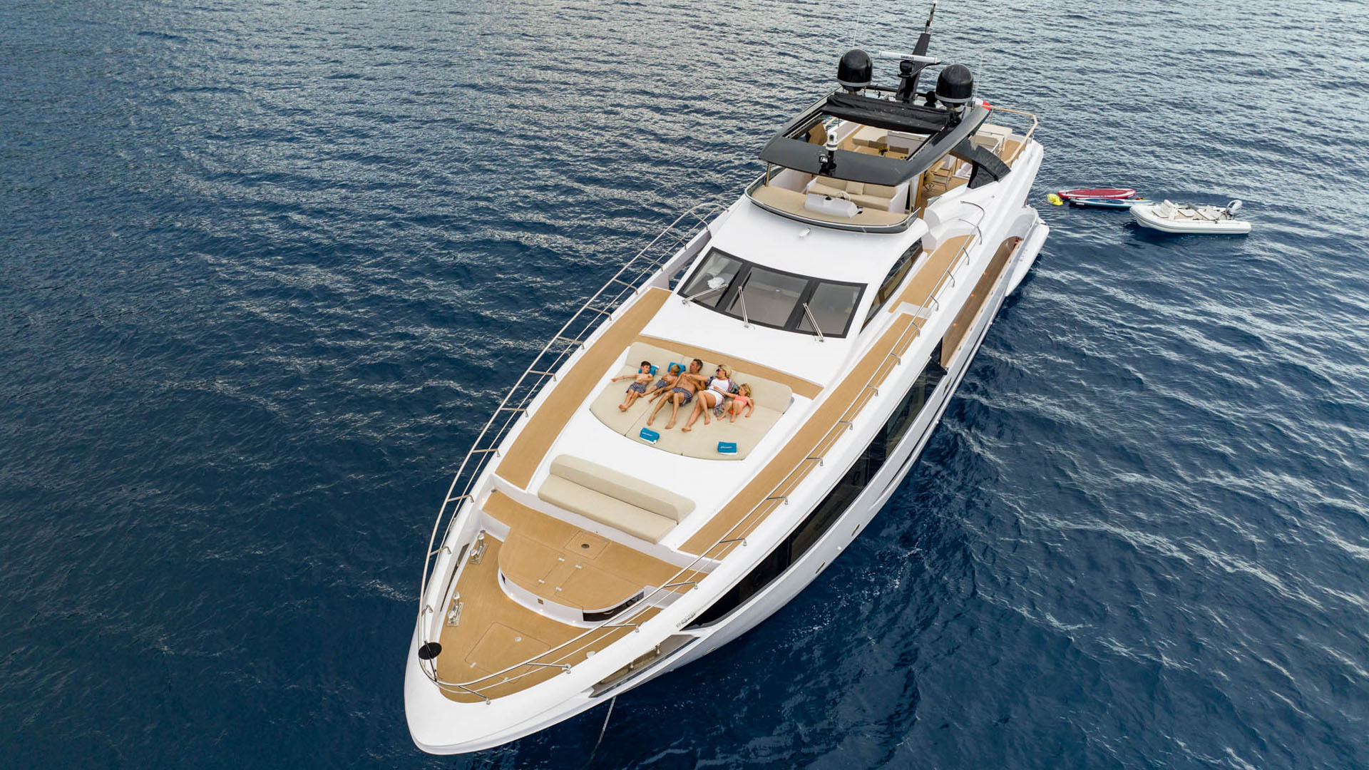 Baccarat Yacht Aerial