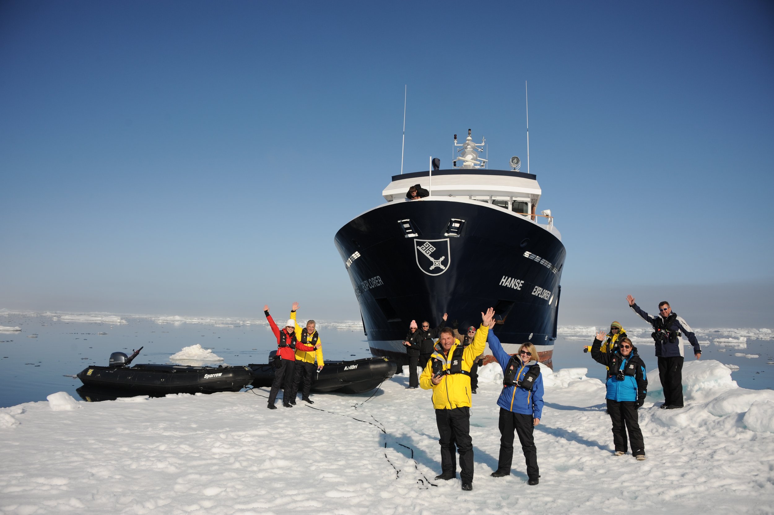 Charter Yacht Hanse Explorer ©MartinEnckell - Arctic Svalbard