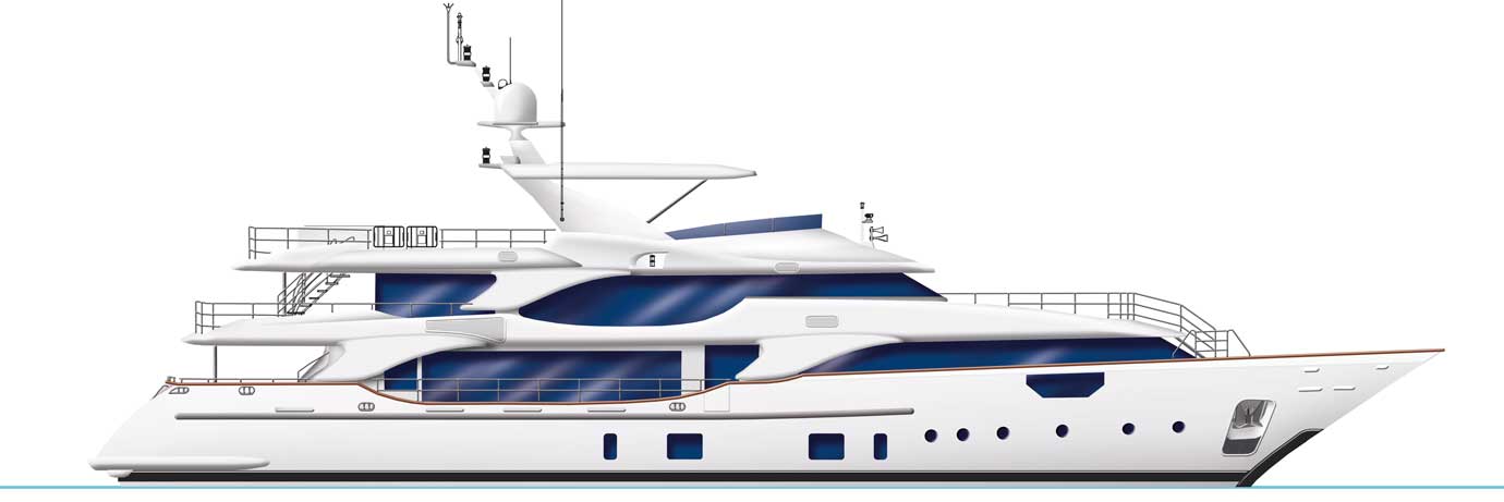 Crystal 140 By Benetti - Profile