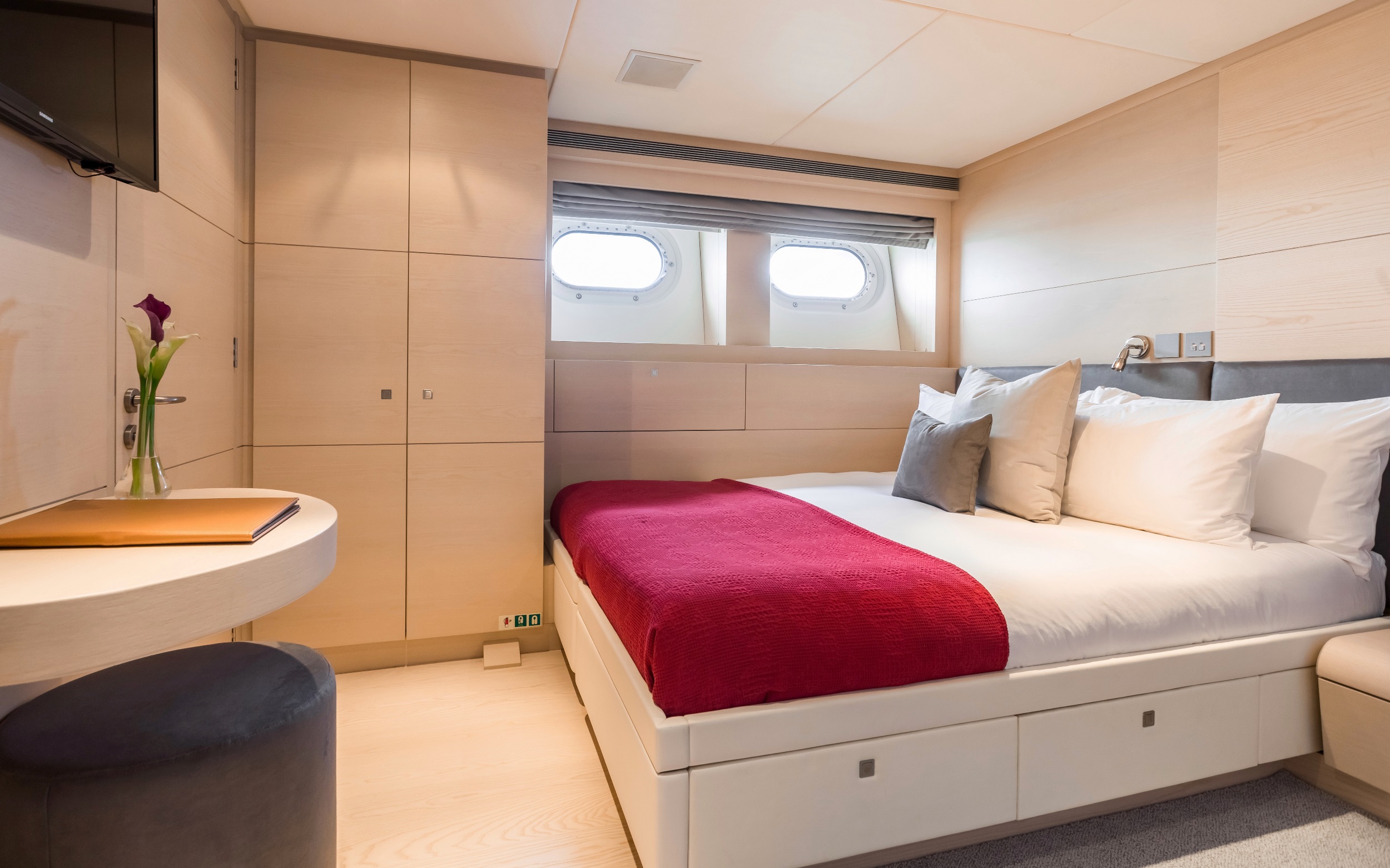 Double Guest Cabin On The Lower Deck