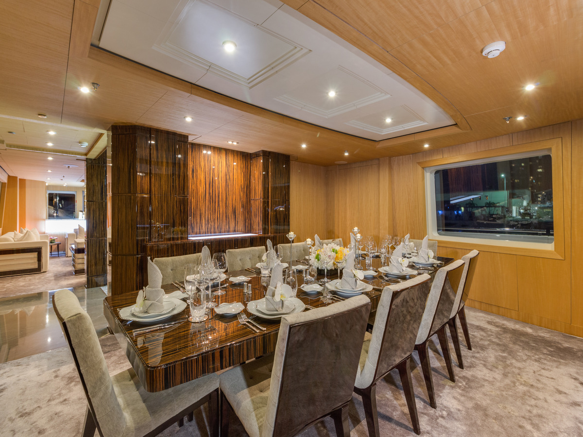 Formal Dining On Main Deck