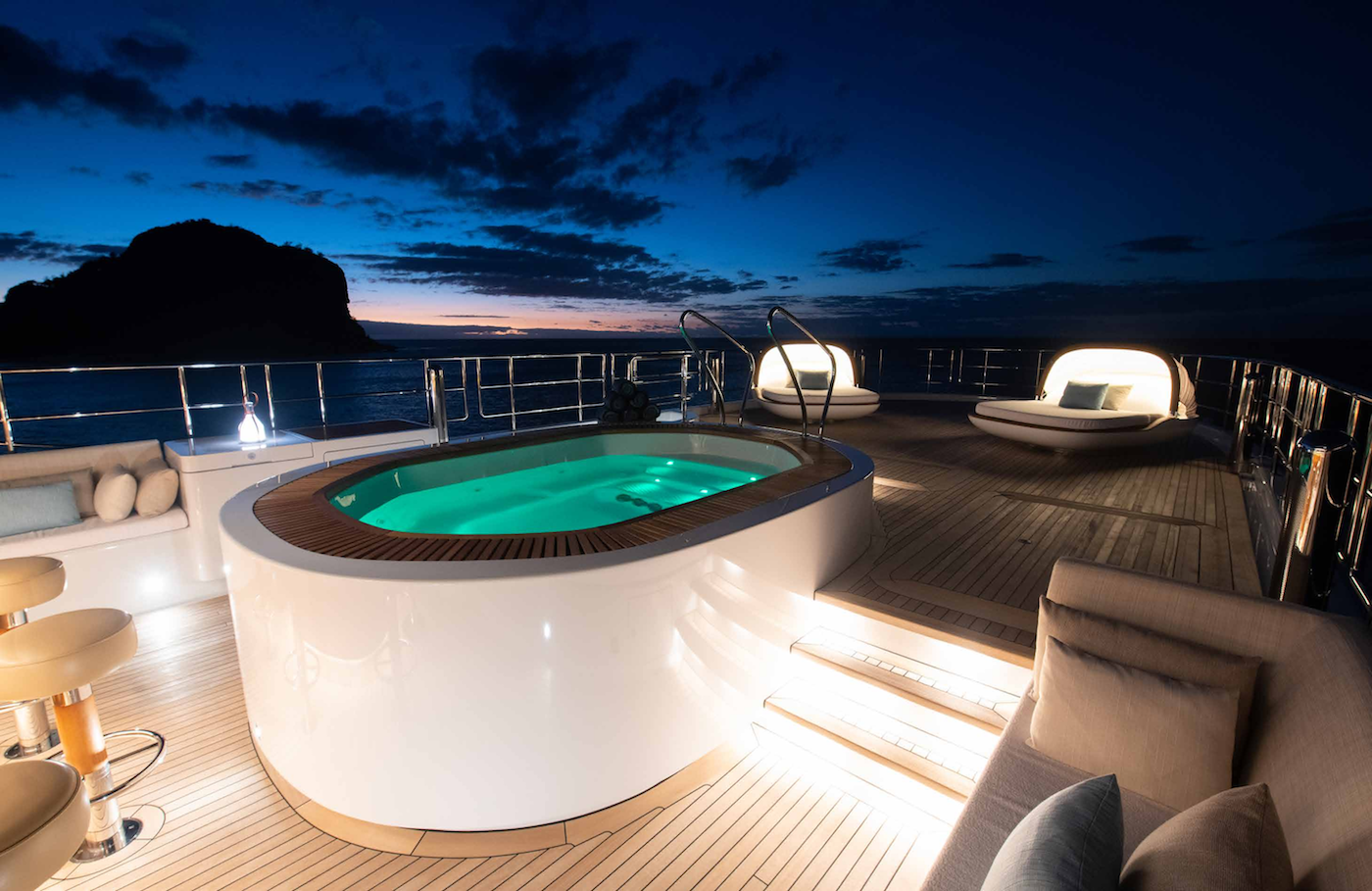 Jacuzzi By Night