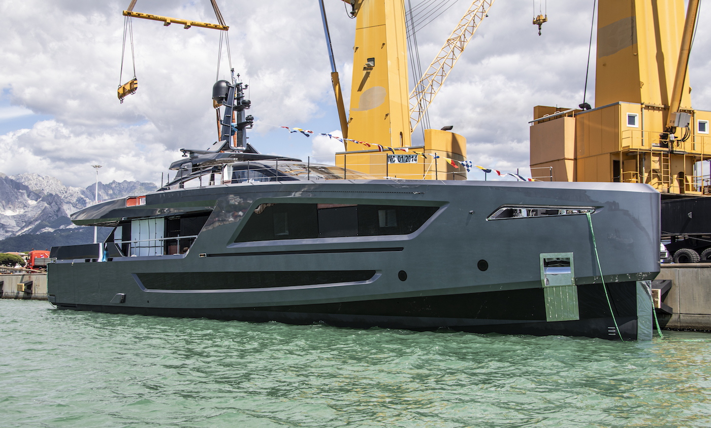Launch Of Motor Yacht PANAM By Baglietto