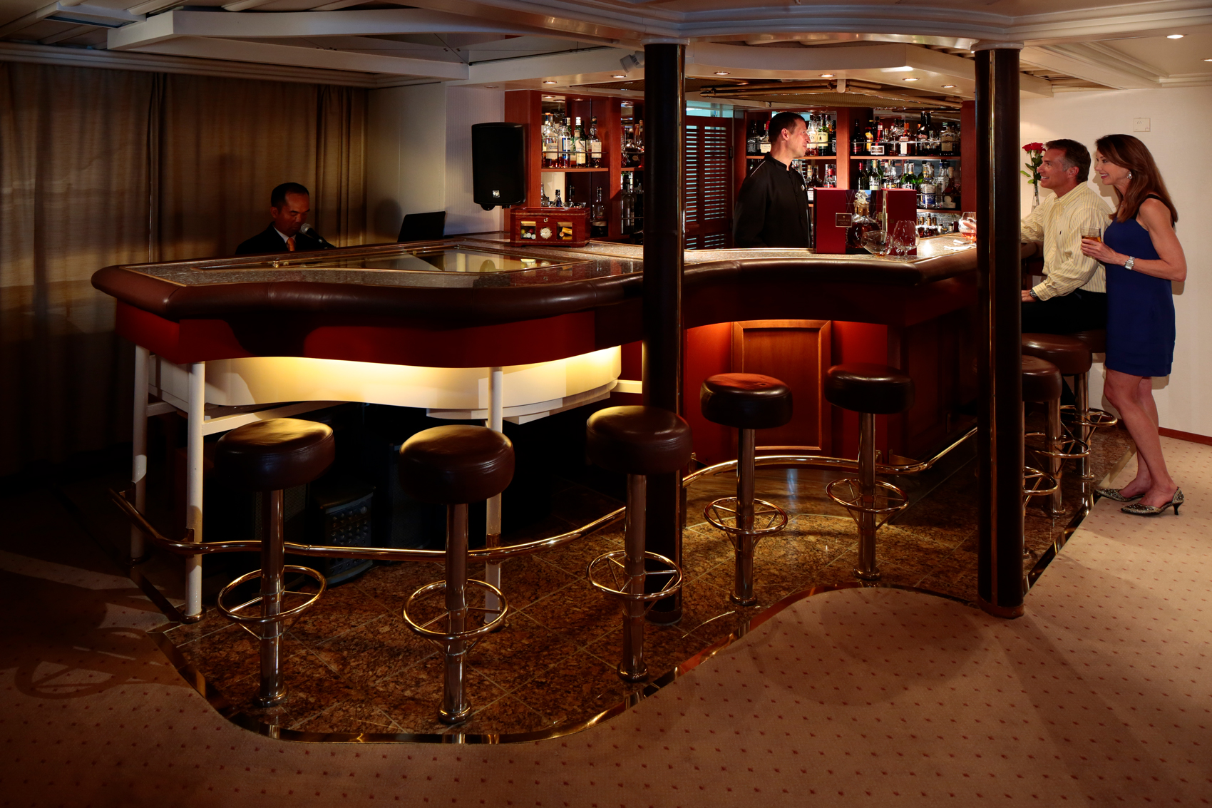 Luxury Cruise Yacht SEA DREAM Bar