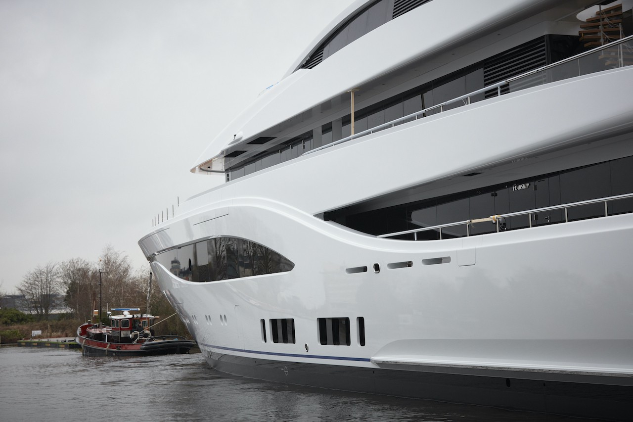 Luxury Superyacht - Close Up