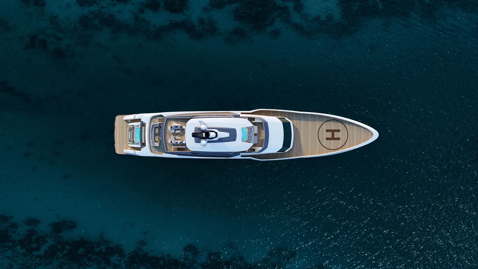 Luxury Yacht O'REA (rendered Image)