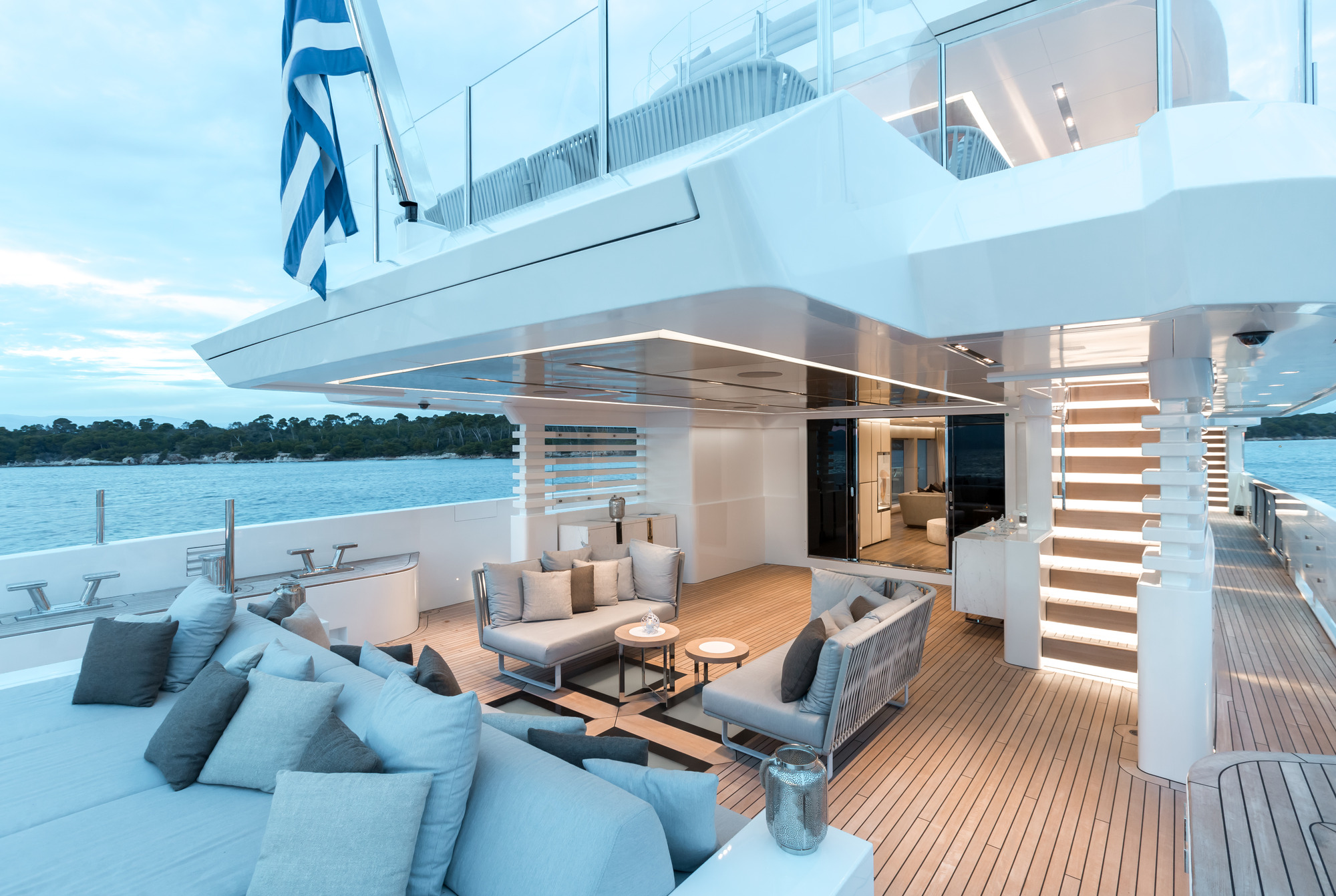 Motor Yacht OURANOS By Admiral Yachts - Aft Deck
