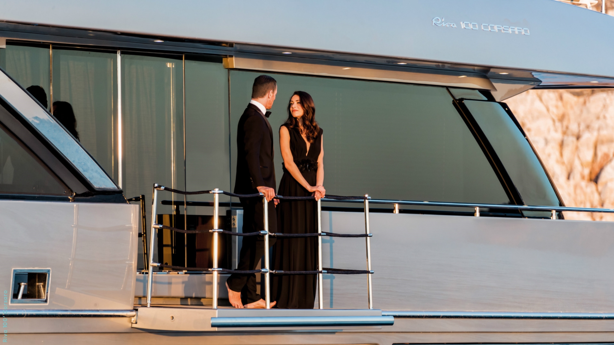 Riva 100 Crosaro Yacht - Couple On Board - Lifestyle 