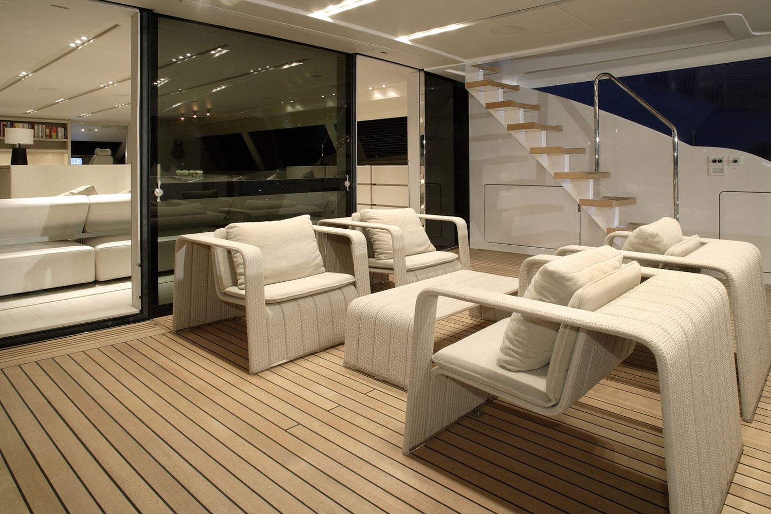 Sailing Yacht RED DRAGON By Dubois - Aft Seating