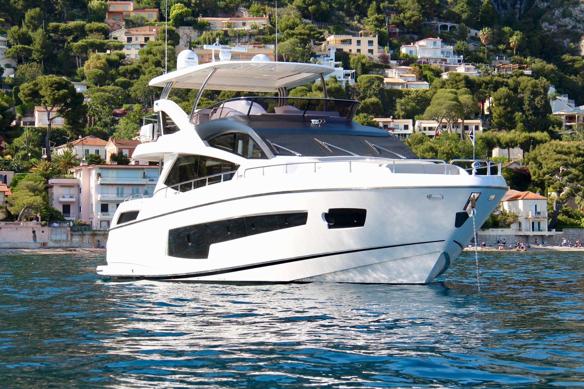 Sunseeker Motor Yacht MIA - Anchored