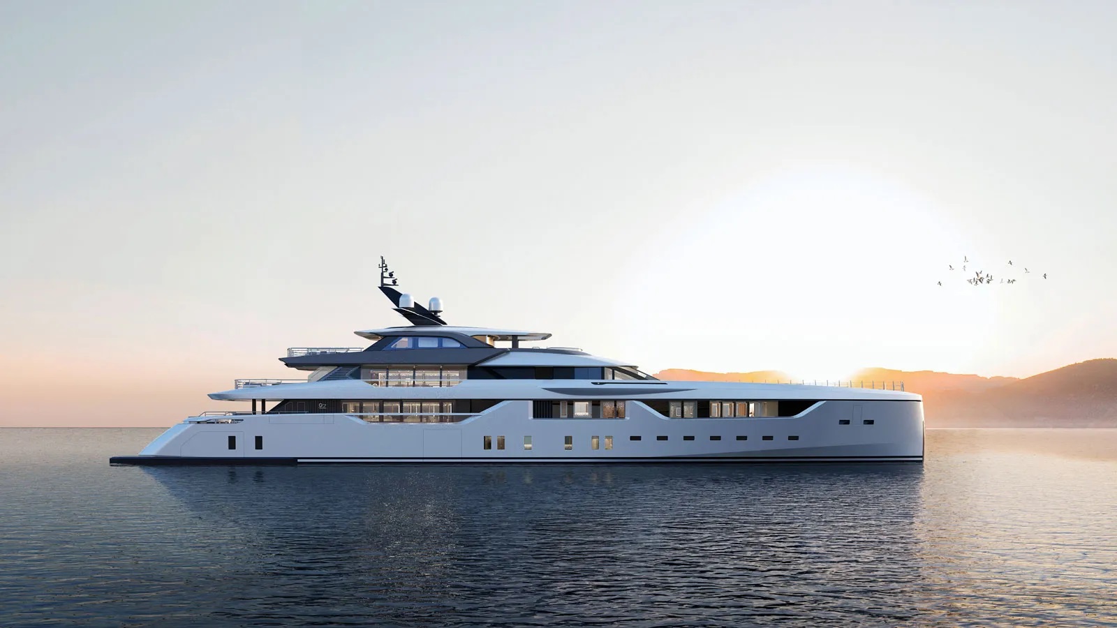 Super Yacht O'REA (rendered Image)