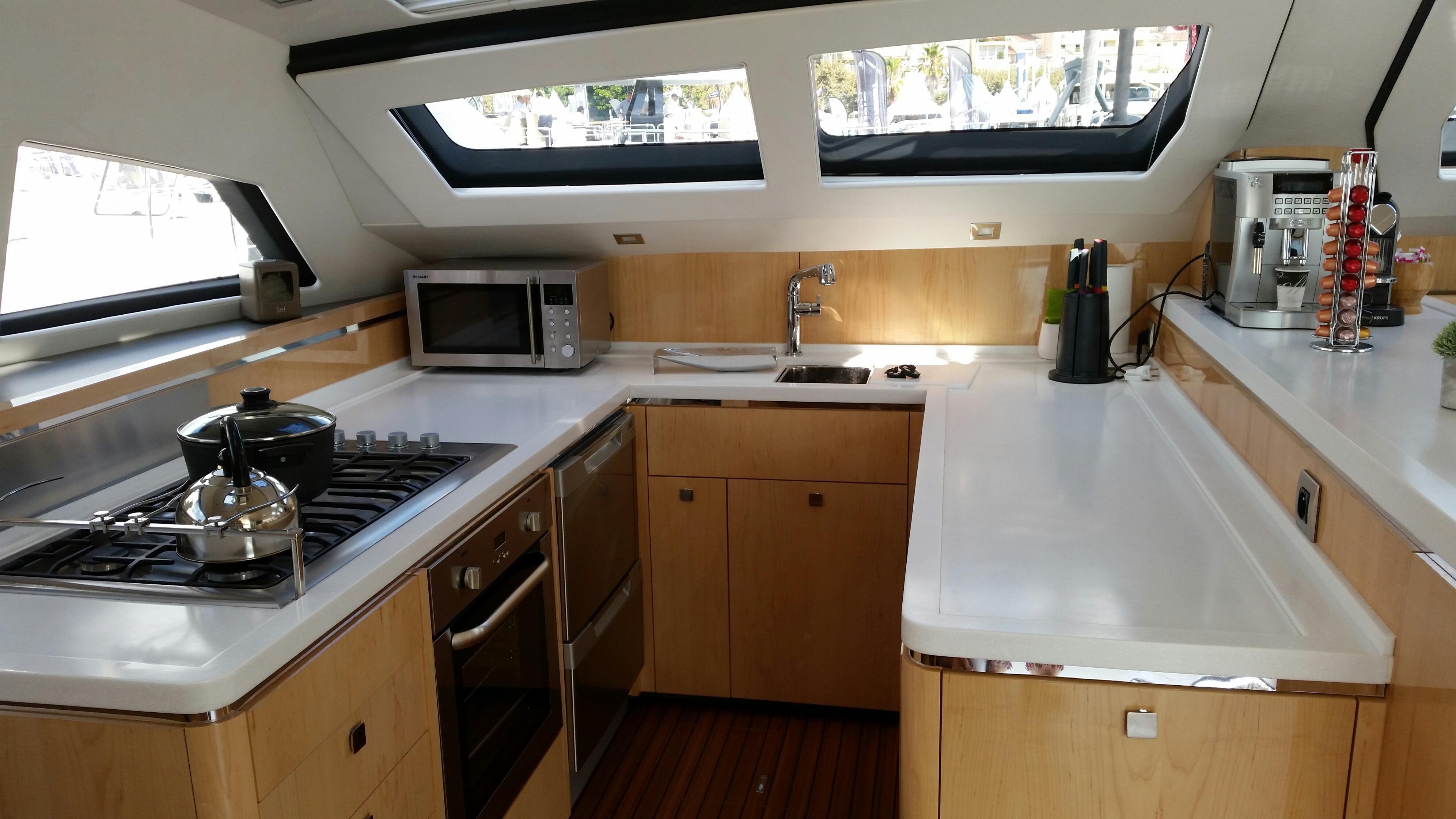 XENIA 50 - Galley - A Priviledge 50 Catamaran