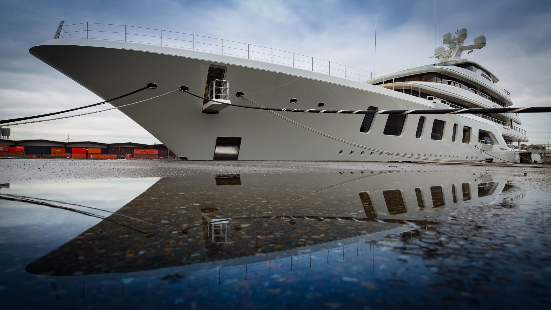 Yacht 92m By Feadship - Moored