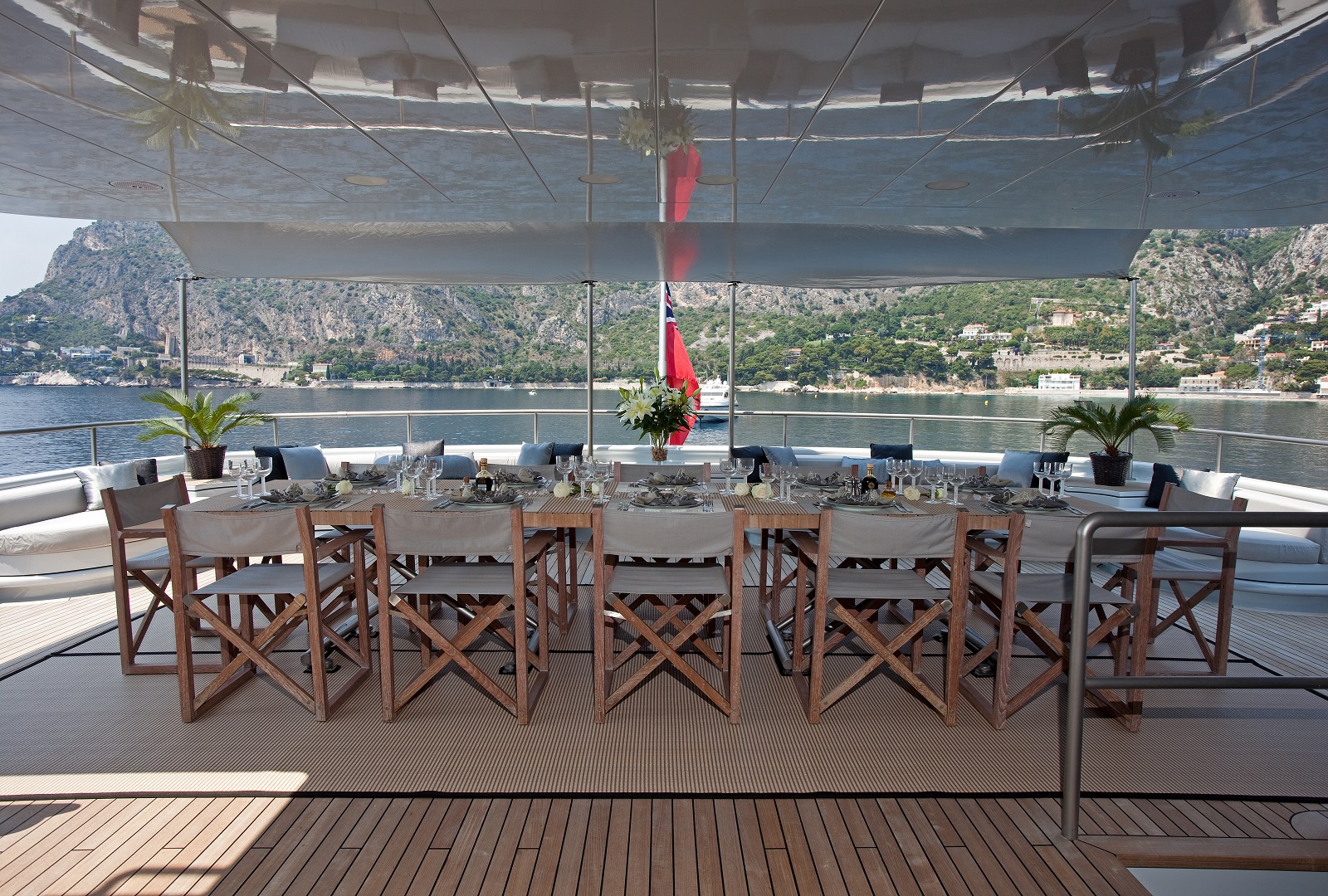 Yacht MARIU - Mediterranean Aft Al Fresco Dining