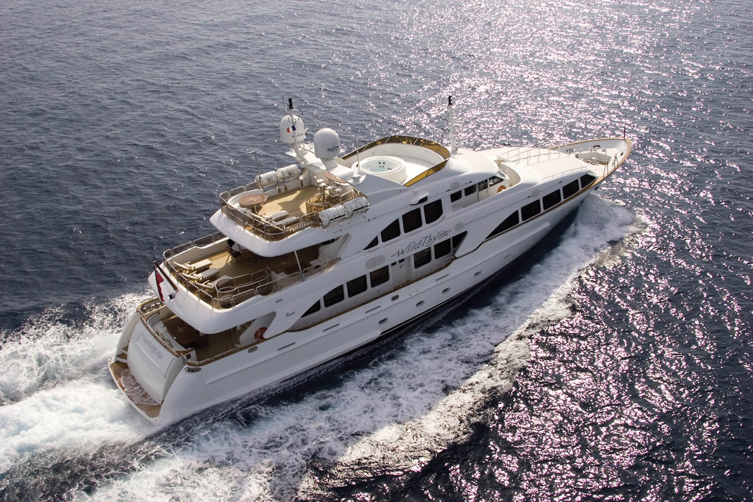 Yacht WILD THYME By Benetti - Above