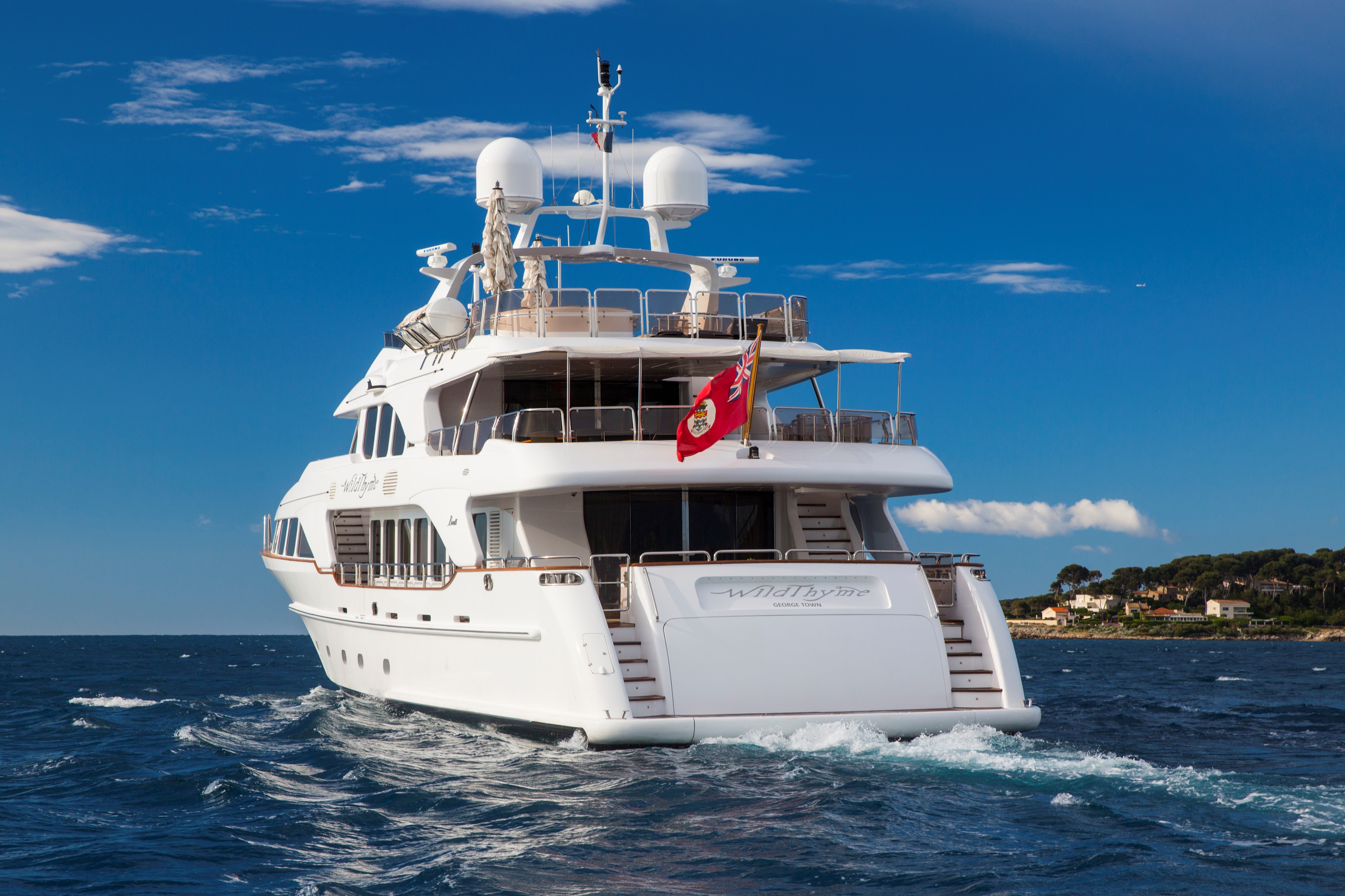 Yacht WILD THYME By Benetti - Aft View 